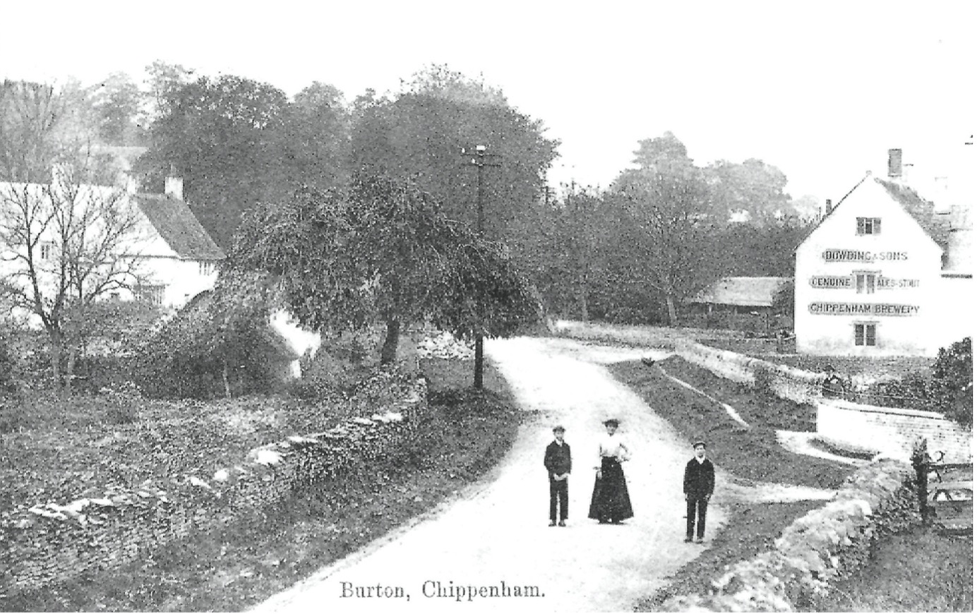 Burton History: The Old Plume - Burton in Wiltshire